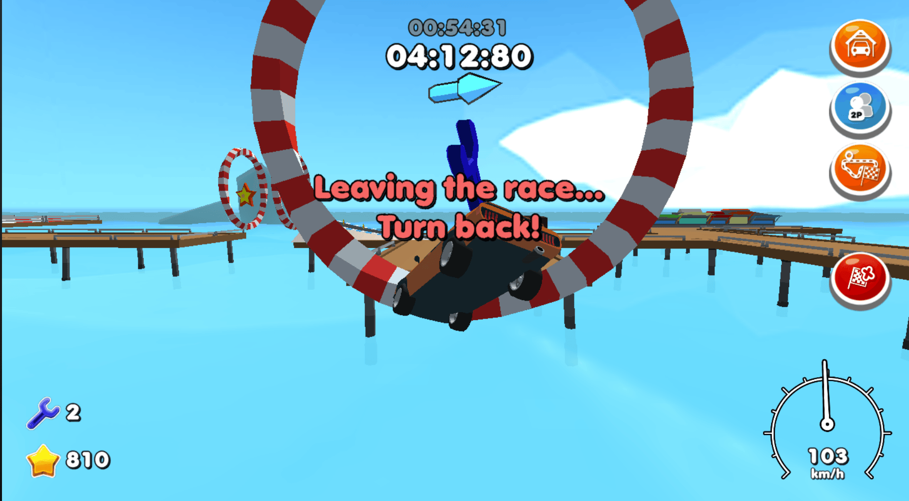 Crazy Cars race start